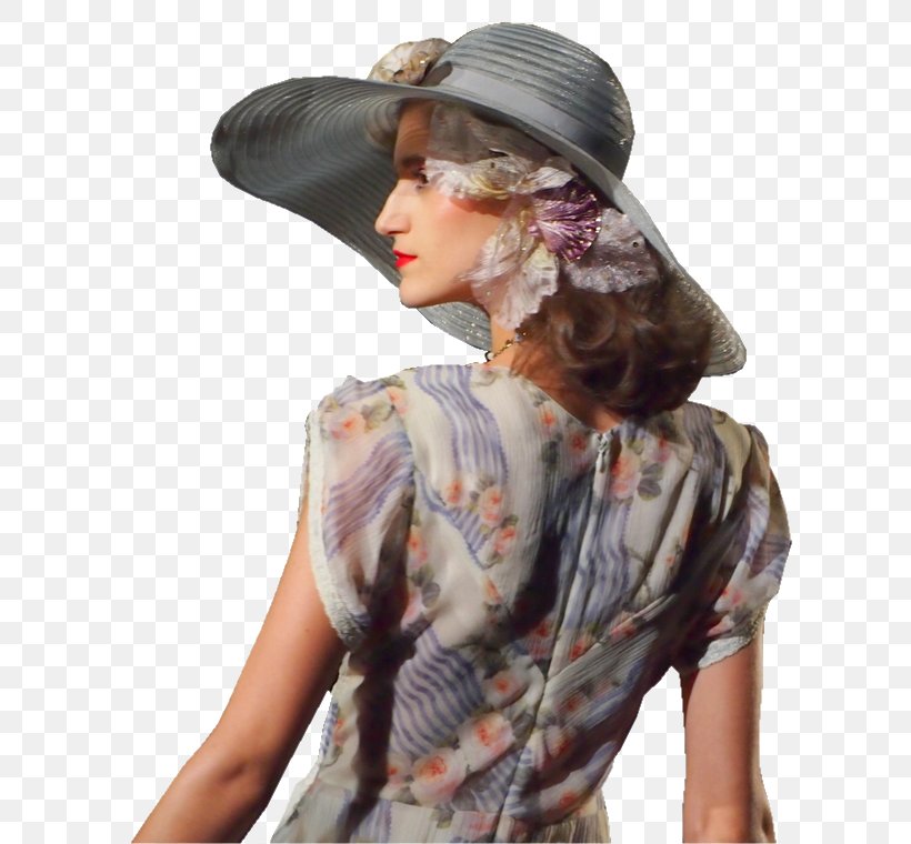 Sun - Sun Hat Fashion Model PNG