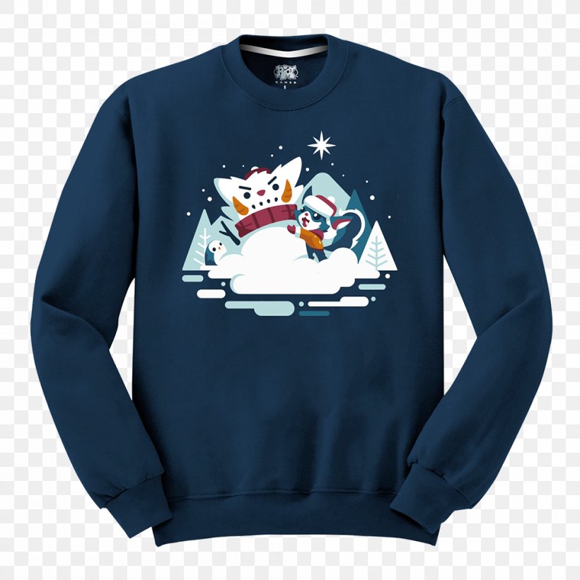 T-shirt Hoodie Bluza Sweater, PNG, 1000x1000px, Tshirt, Blue, Bluza, Brand, Clothing Download Free