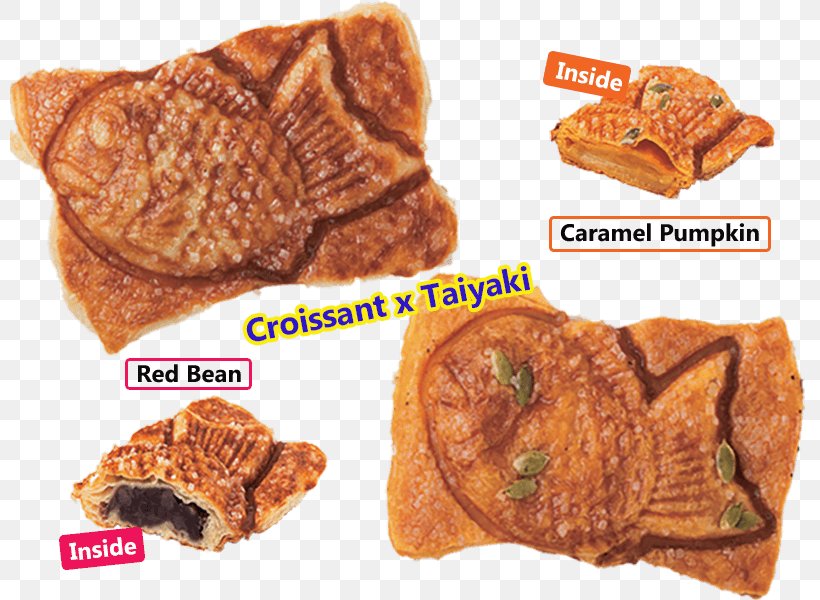 Taiyaki Cuban Pastry Croissant Puff Pastry Food, PNG, 800x600px, Taiyaki, Adzuki Bean, Baked Goods, Croissant, Cuban Pastry Download Free