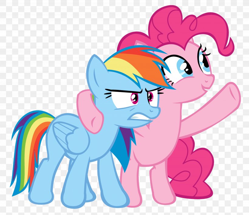 Pinkie Pie Rainbow Dash Applejack Pony Equestria, PNG, 3935x3400px, Watercolor, Cartoon, Flower, Frame, Heart Download Free