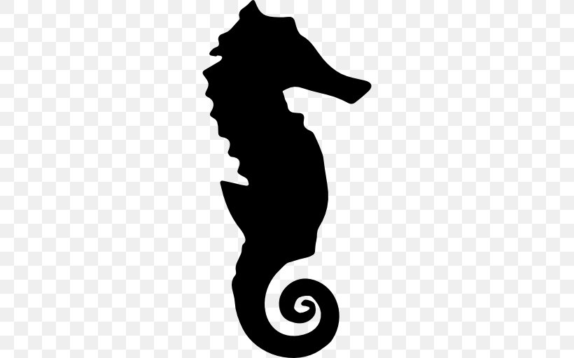 Seahorse Silhouette Clip Art, PNG, 512x512px, Seahorse, Autocad Dxf, Black, Black And White, Cricut Download Free