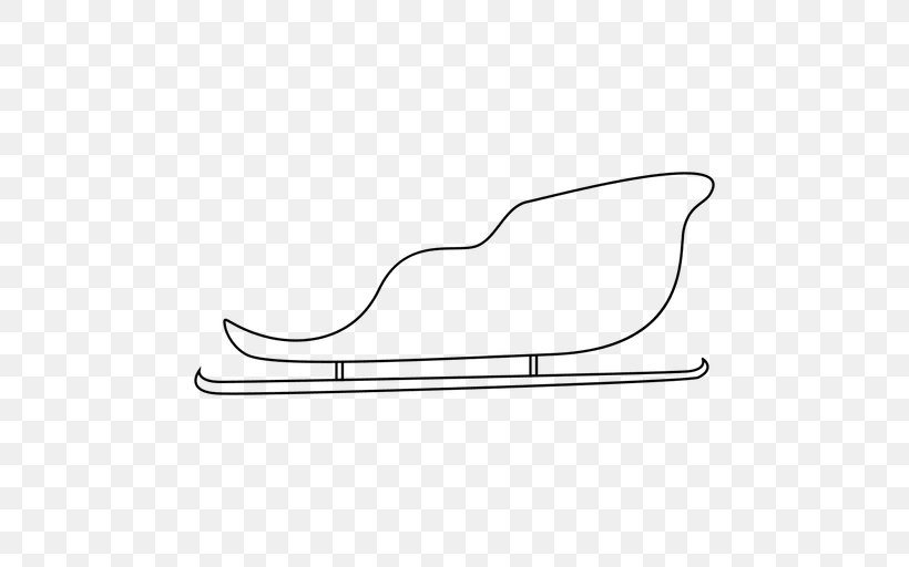 Sliding Sleigh Clip Art, PNG, 512x512px, Sled, Area, Auto Part, Black, Black And White Download Free