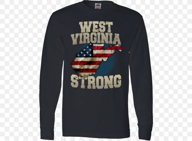 T-shirt Hoodie West Virginia Sleeve, PNG, 600x600px, Tshirt, Active Shirt, Bluza, Brand, Clothing Download Free