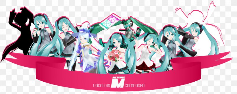 39D Graphic Design, PNG, 1413x565px, Vocaloid, Brand, Clothing Accessories, Fashion Accessory, Hatsune Miku Download Free