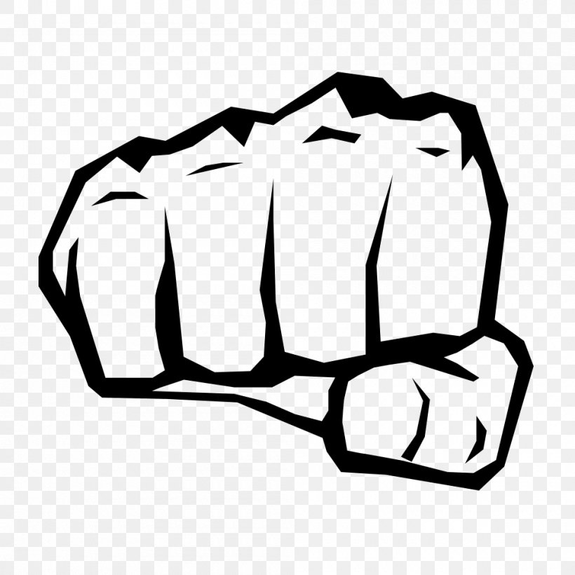 Drawing Fist Clip Art, PNG, 1000x1000px, Drawing, Area, Artwork, Black, Black And White Download Free