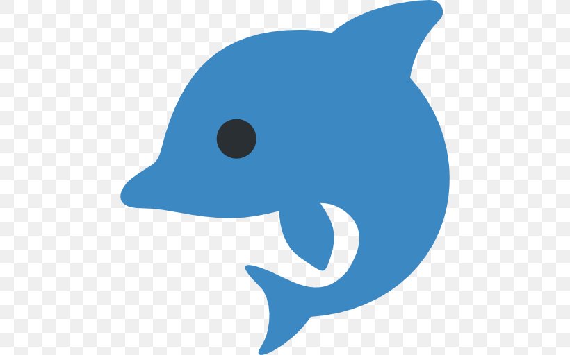 Emojipedia Dolphin Text Messaging SMS, PNG, 512x512px, Emoji, Beak, Bird, Blue, Common Bottlenose Dolphin Download Free