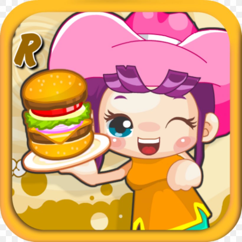 Hamburger Fast Food Kitchen Fever, PNG, 1024x1024px, Hamburger, Burger King, Cartoon, Cuisine, Fast Food Download Free
