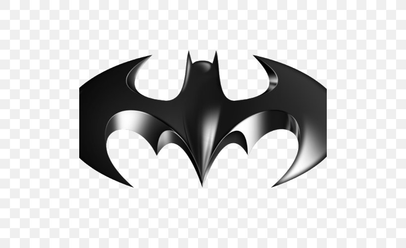 Batman Joker Logo Clip Art, PNG, 500x500px, Batman, Batsignal, Black And White, Comics, Drawing Download Free