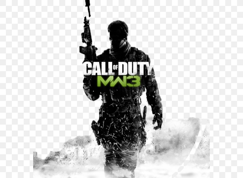 Call Of Duty: Modern Warfare 3 Call Of Duty 4: Modern Warfare Call Of Duty: Modern Warfare 2 Call Of Duty: Black Ops II, PNG, 596x600px, Call Of Duty Modern Warfare 3, Activision, Black And White, Brand, Call Of Duty Download Free