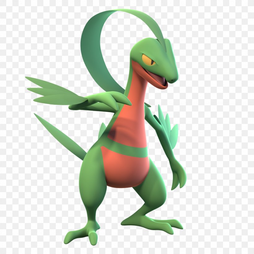Grovyle Pokémon Mystery Dungeon: Blue Rescue Team And Red Rescue Team Pokémon Universe 3D Computer Graphics, PNG, 1024x1024px, 3d Computer Graphics, 3d Modeling, Grovyle, Animal Figure, Animation Download Free