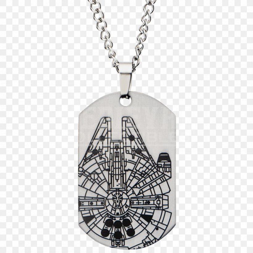 Locket Millennium Falcon Necklace Dog Tag, PNG, 850x850px, Locket, Chain, Charms Pendants, Dog Tag, Episode Download Free