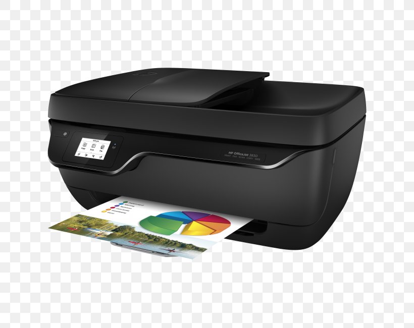 Hewlett-Packard Multi-function Printer HP Officejet 3830, PNG, 650x650px, Hewlettpackard, Airprint, Electronic Device, Hp Deskjet, Hp Eprint Download Free