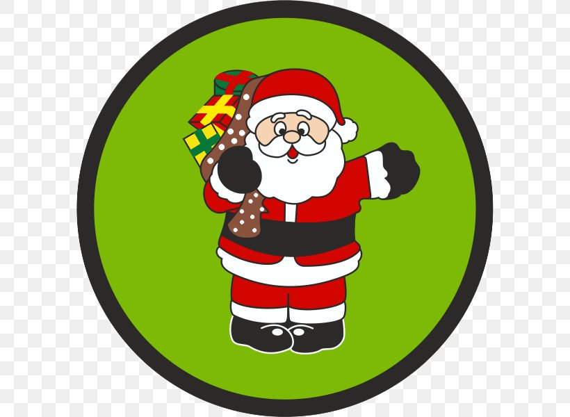 Santa Claus Christmas Ornament Reindeer Christmas Day Cartoon, PNG, 600x600px, Santa Claus, Bombka, Cartoon, Christmas, Christmas Carol Download Free