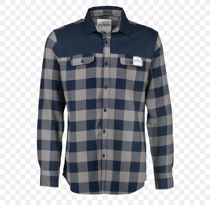 Sleeve T-shirt Flannel Check Tartan, PNG, 800x800px, Sleeve, Aqua, Blue, Button, Check Download Free