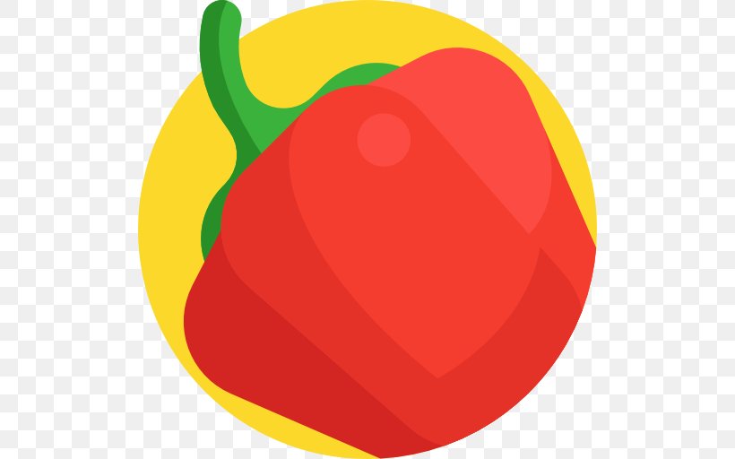Bell Pepper Paprika Chili Pepper Apple Clip Art, PNG, 512x512px, Bell Pepper, Apple, Bell Peppers And Chili Peppers, Chili Pepper, Food Download Free