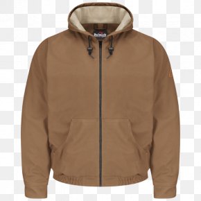 Lined Nylon Jacket With Hood - Flight Jacket Clothing Coat Hood PNG
