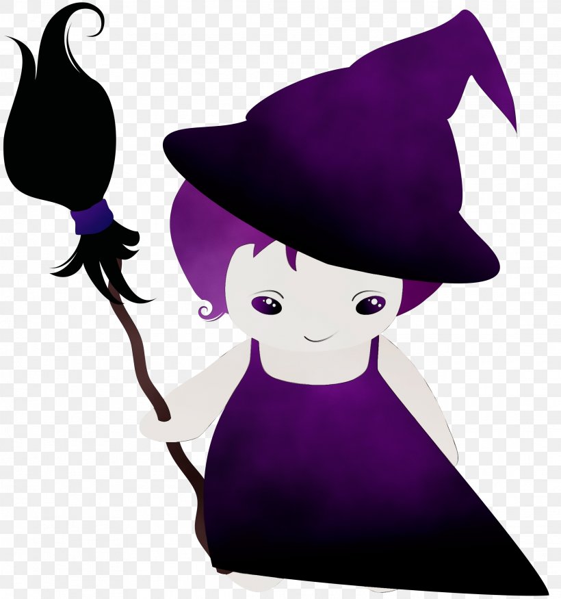 Halloween Witch Hat, PNG, 2222x2373px, Watercolor, Cartoon, Character, Costume Accessory, Costume Hat Download Free
