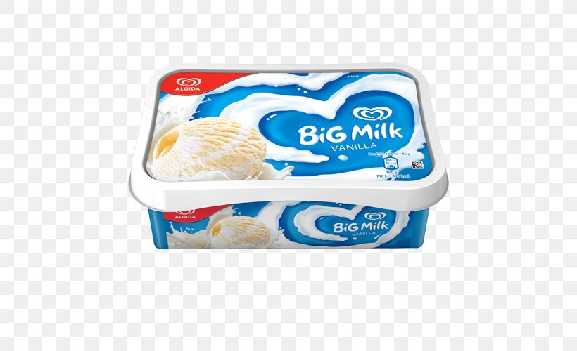 Ice Cream Milk Algida Wall's, PNG, 500x500px, Cream, Algida, Dairy Product, Flavor, Ice Cream Download Free