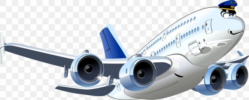 Airplane Cartoon, PNG, 978x393px, Airplane, Aerospace Engineering, Air Travel, Airbus, Aircraft Download Free