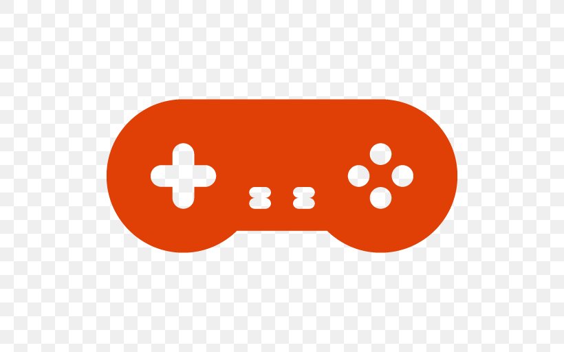 Joystick Game Controllers Video Games, PNG, 512x512px, Joystick, Area, Game Controllers, Gamepad, Orange Download Free