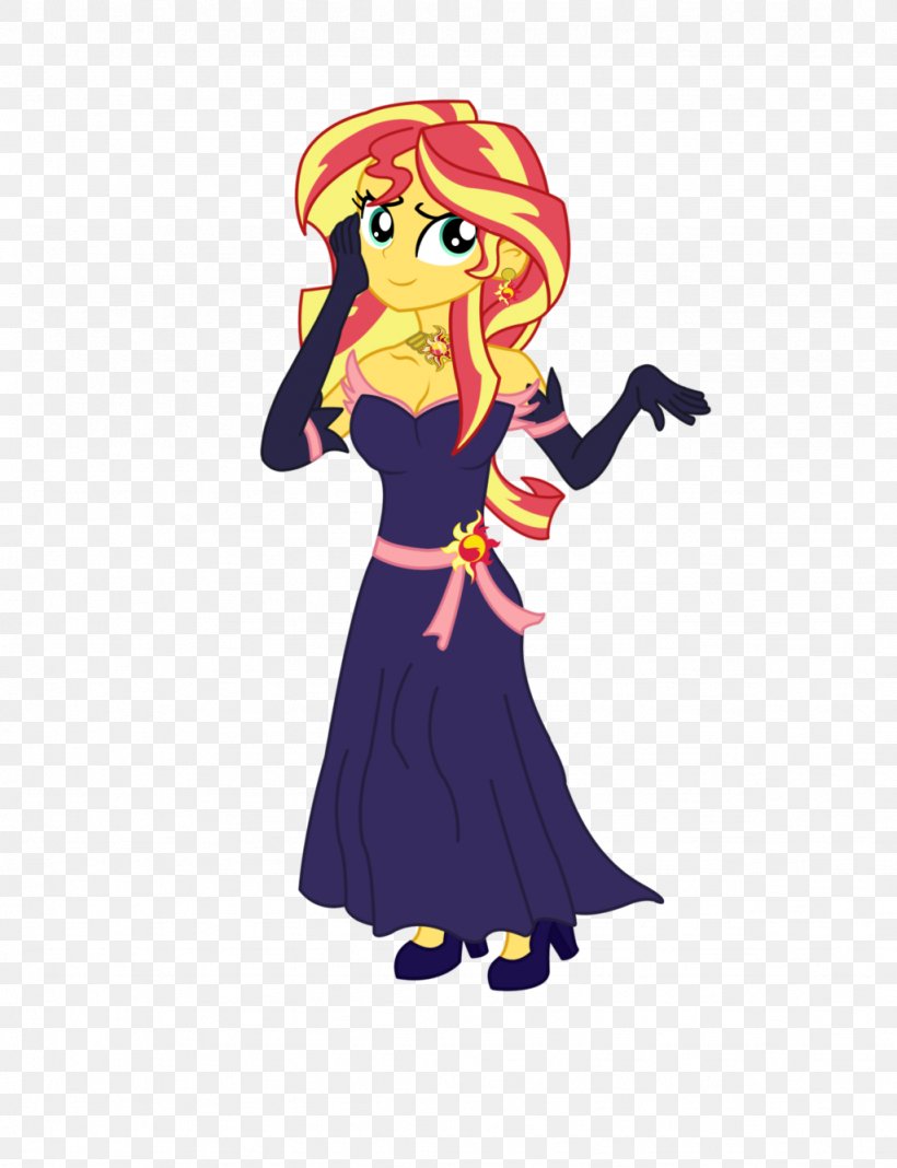 Sunset Shimmer My Little Pony: Equestria Girls Dress Formal Wear, PNG, 1024x1334px, Watercolor, Cartoon, Flower, Frame, Heart Download Free