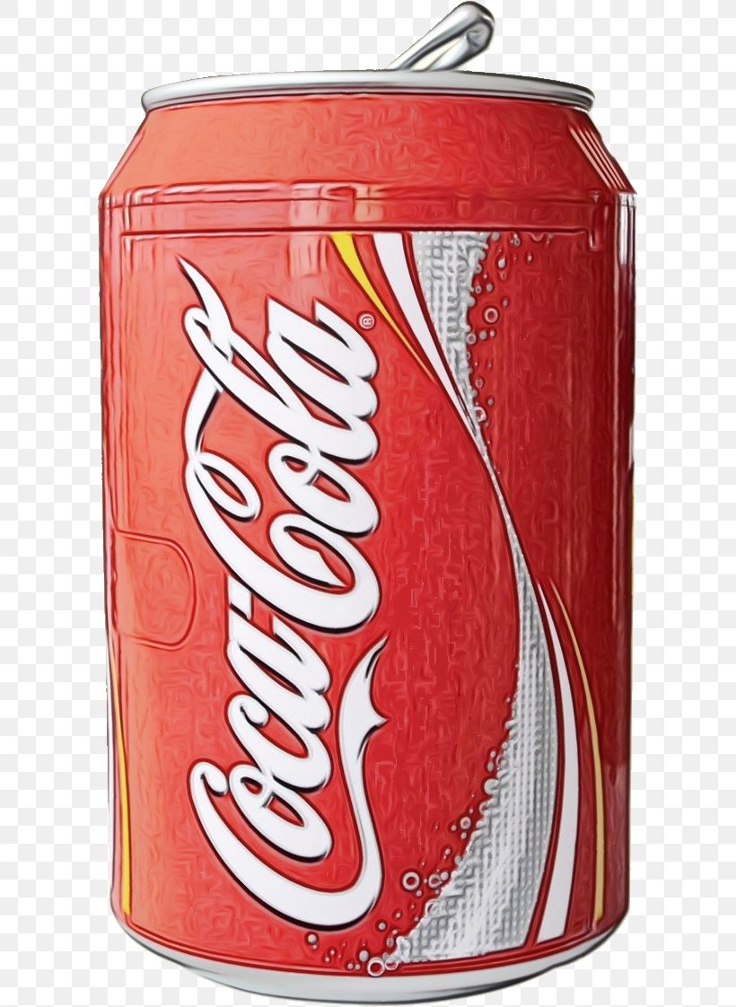 Coca-cola, PNG, 604x1122px, Watercolor, Aluminum Can, Beverage Can, Carbonated Soft Drinks, Coca Download Free