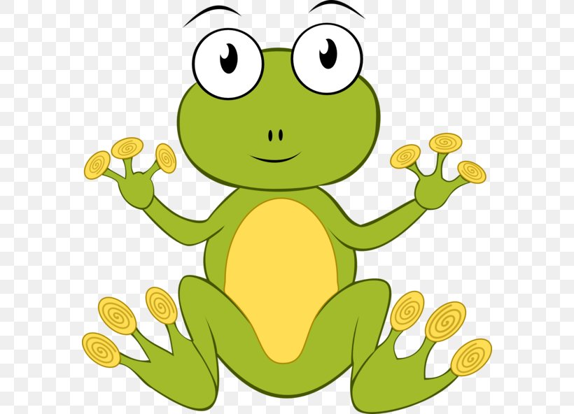 Frog Free Content Clip Art, PNG, 586x592px, Frog, Amphibian, Area, Cartoon, Drawing Download Free