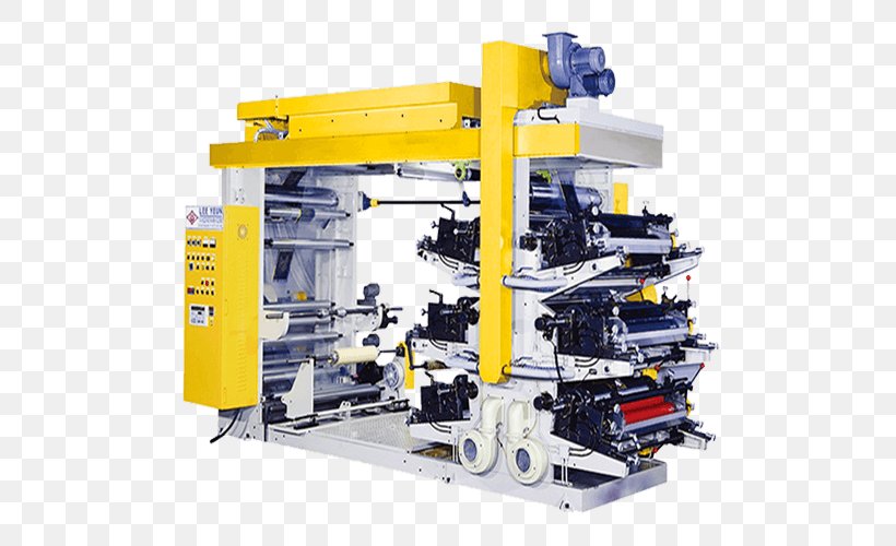 Machine Printing Press Manufacturing Flexography, PNG, 500x500px, Machine, Doctor Blade, Flexography, Manufacturing, Natural Rubber Download Free