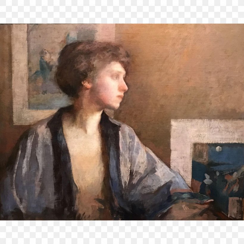 Portrait William McGregor Paxton The Blue Kimono Oil Painting, PNG, 2048x2048px, Portrait, Abstract Art, Art, Art Museum, Artist Download Free