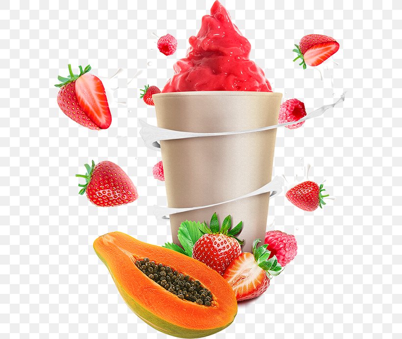 Smoothie Strawberry Frozen Yogurt Ice Cream Baobing, PNG, 600x692px, Smoothie, Baobing, Dessert, Diet Food, Flavor Download Free