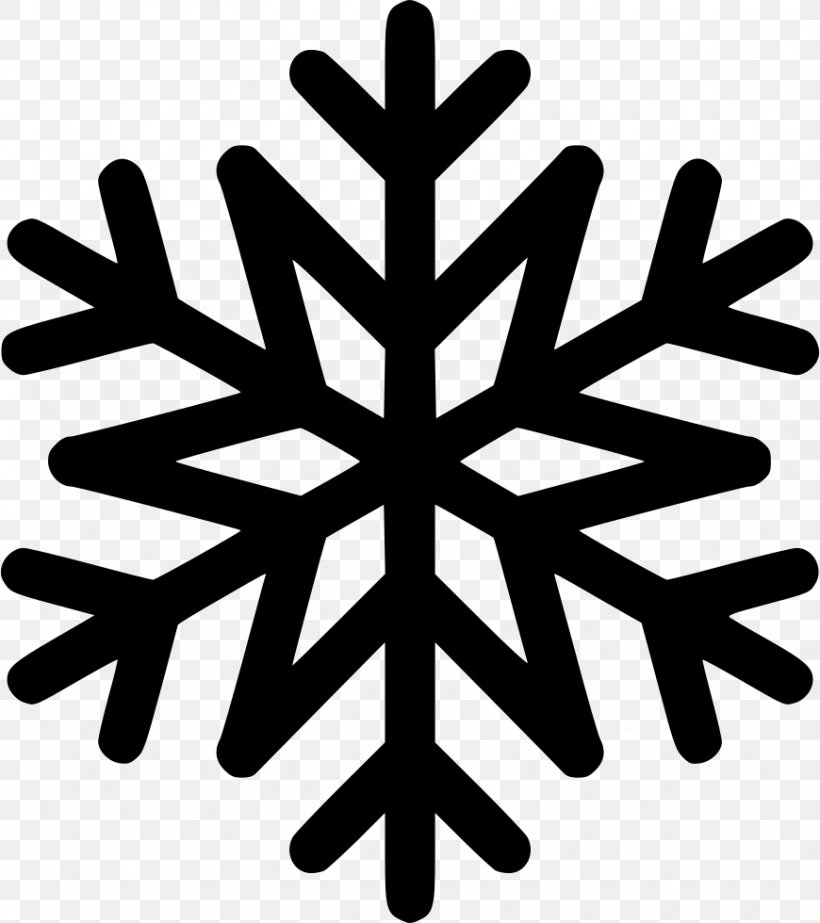 Vector Graphics Snowflake Stock Illustration Stock Photography, PNG, 870x980px, Snowflake, Black And White, Can Stock Photo, Istock, Leaf Download Free
