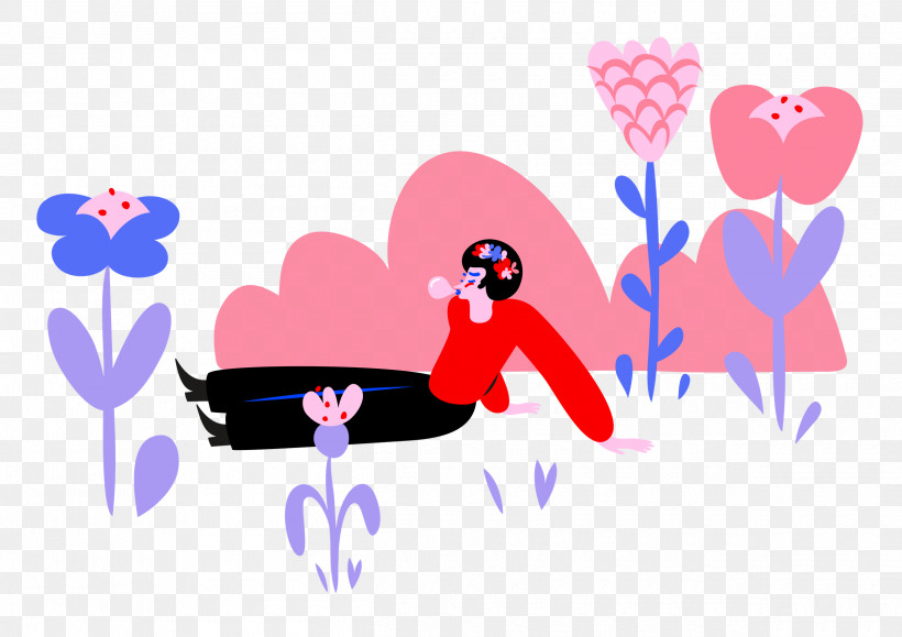 Alone Time Park Flower, PNG, 2500x1768px, Alone Time, Cartoon, Character, Flower, Heart Download Free