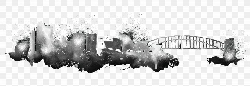 China Download Ink Brush, PNG, 7000x2432px, China, Black And White, City, Fukei, Ink Brush Download Free