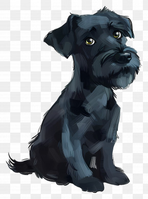 Black Dog - Black Dog Sitting PNG