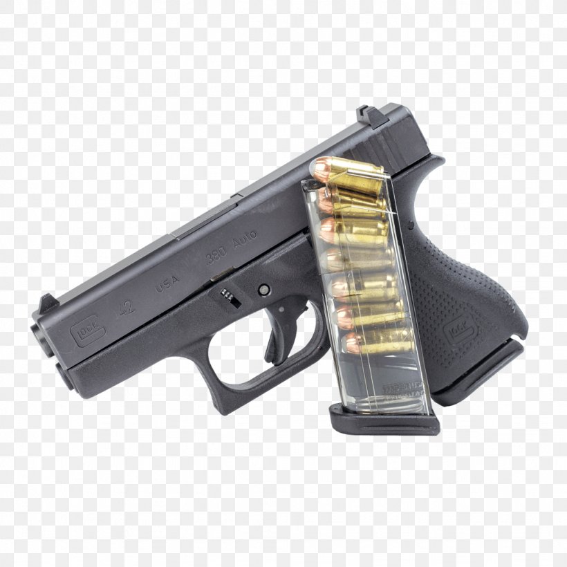 Glock 43 Magazine .380 ACP 克拉克42, PNG, 1024x1024px, 40 Sw, 380 Acp, 919mm Parabellum, Glock 43, Air Gun Download Free