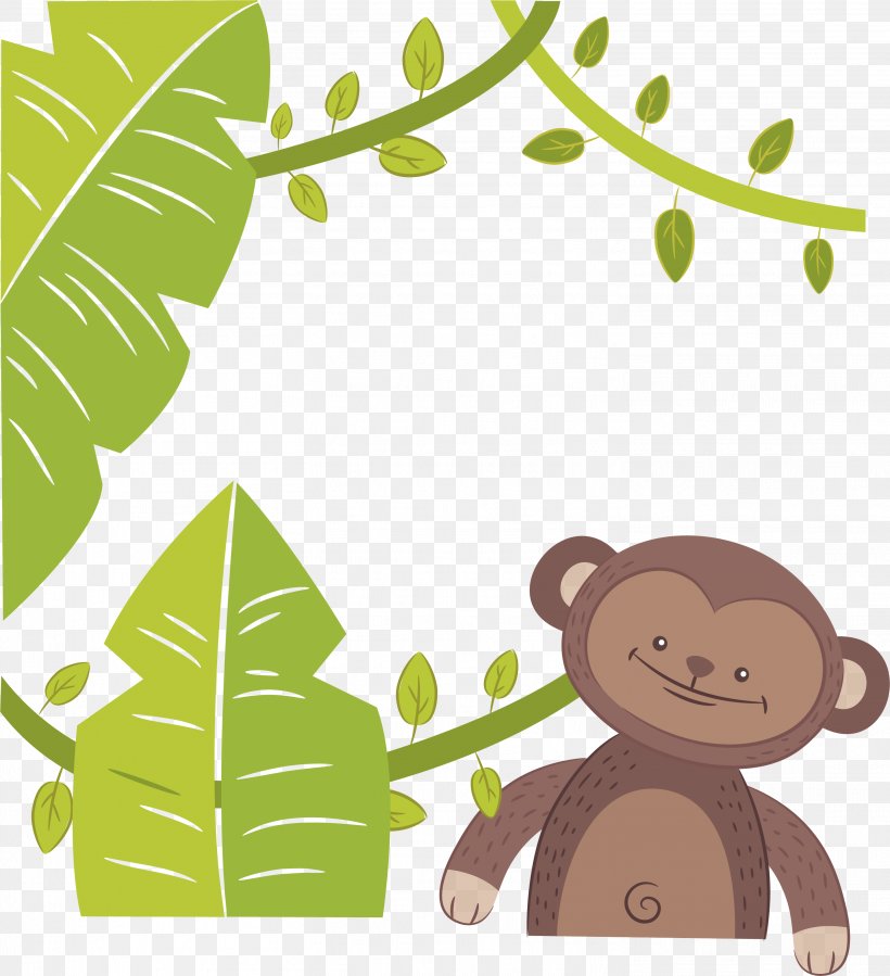 Monkey Clip Art, PNG, 2931x3215px, Monkey, Branch, Cartoon, Google Images, Green Download Free