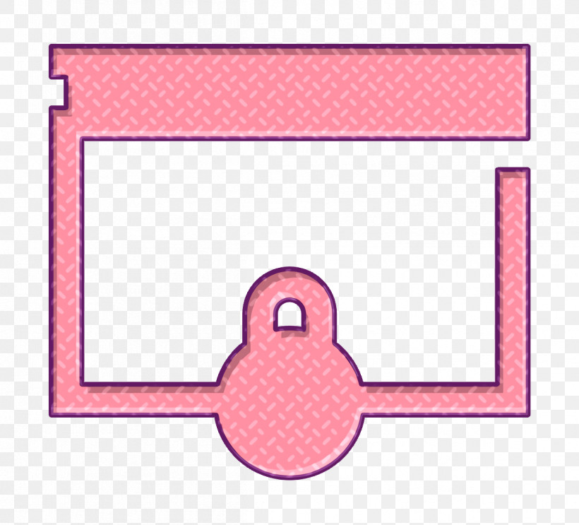 Web Icon Locker Icon Security Icon, PNG, 1202x1090px, Web Icon, Line, Locker Icon, Pink, Security Icon Download Free