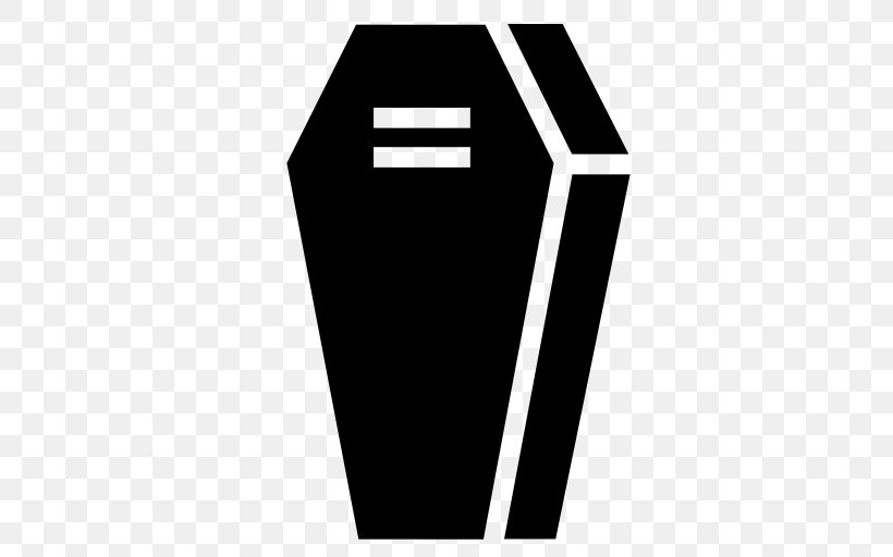 Coffin Symbol Clip Art, PNG, 512x512px, Coffin, Black, Black And White, Brand, Logo Download Free