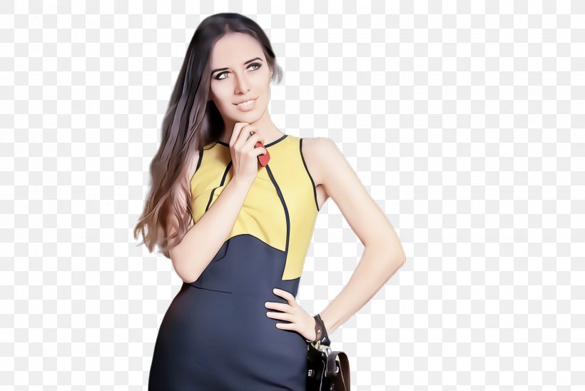 Fashion Model Clothing Yellow Dress Shoulder, PNG, 2448x1636px, Fashion Model, Clothing, Dress, Fashion, Formal Wear Download Free