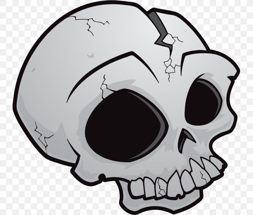 Skull Drawing Cartoon Clip Art, PNG, 739x698px, Skull, Bone, Cartoon,  Death, Digital Image Download Free