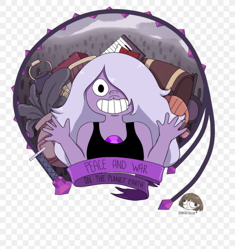 Steven Universe Barn Mates Amethyst Personal Protective Equipment Peridot, PNG, 867x921px, Watercolor, Cartoon, Flower, Frame, Heart Download Free