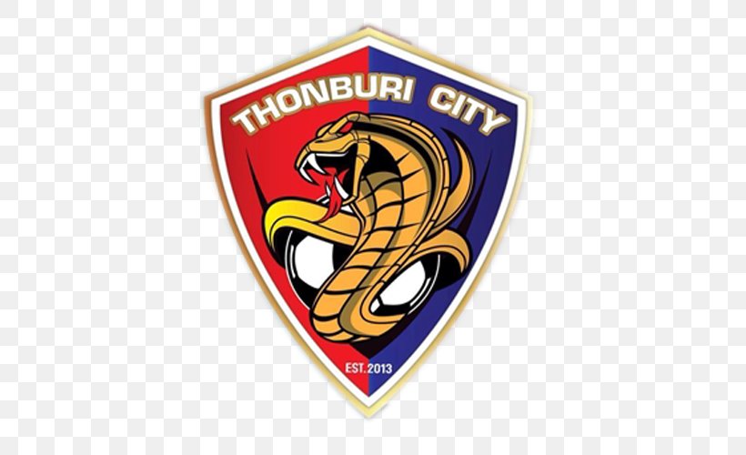 Thonburi City F.C. Thon Buri District 2017 Thai League 4 Western Region, PNG, 500x500px, Thonburi, Badge, Brand, Emblem, Football Download Free
