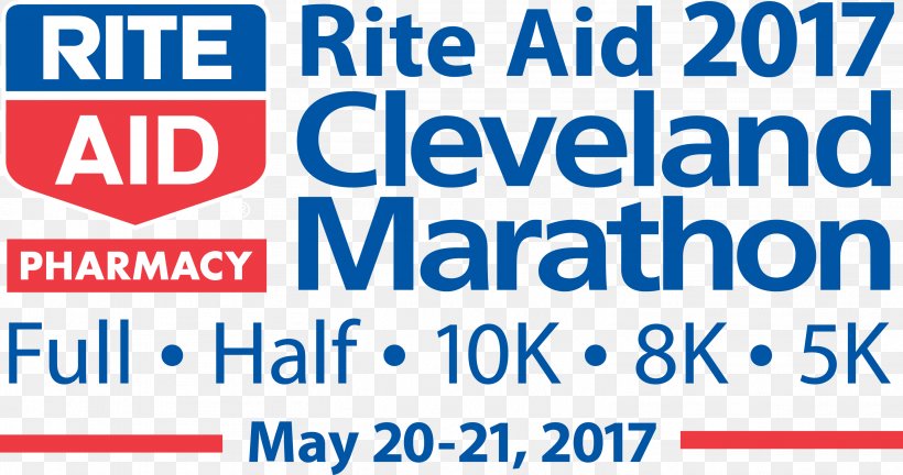 Cleveland Marathon Organization Rite Aid, PNG, 3028x1596px, Organization, Area, Banner, Blue, Brand Download Free