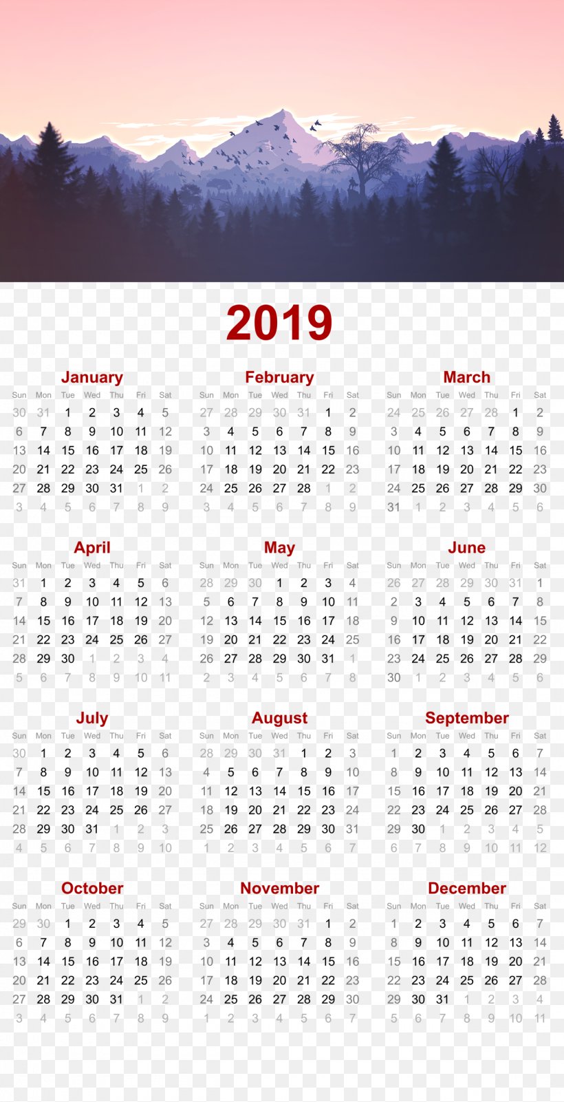 2019 printable calendar png 1280x2500px 2018 2019 calendar google calendar iso week date download free