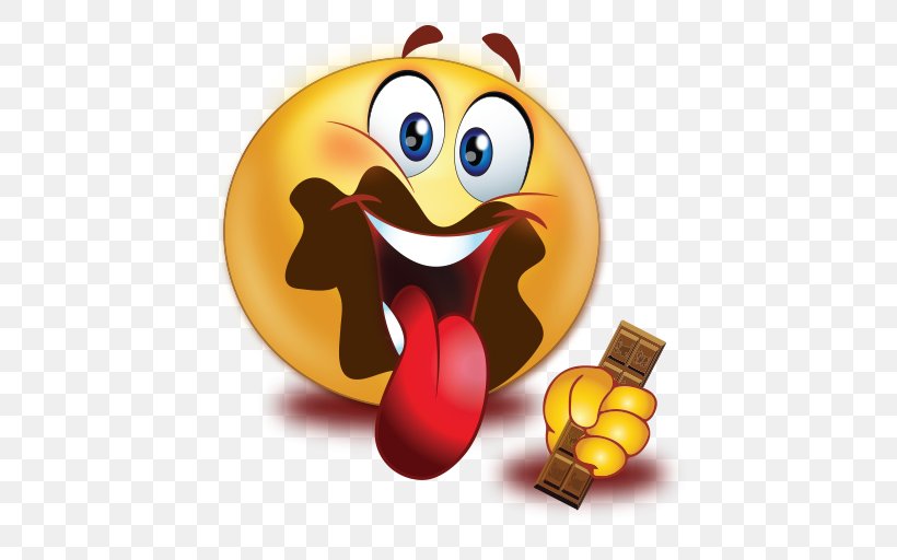 Emoji Sticker Chocolate Smiley Emoticon, PNG, 512x512px, 2018, Emoji, Chocolate, Computer, Copyright Download Free