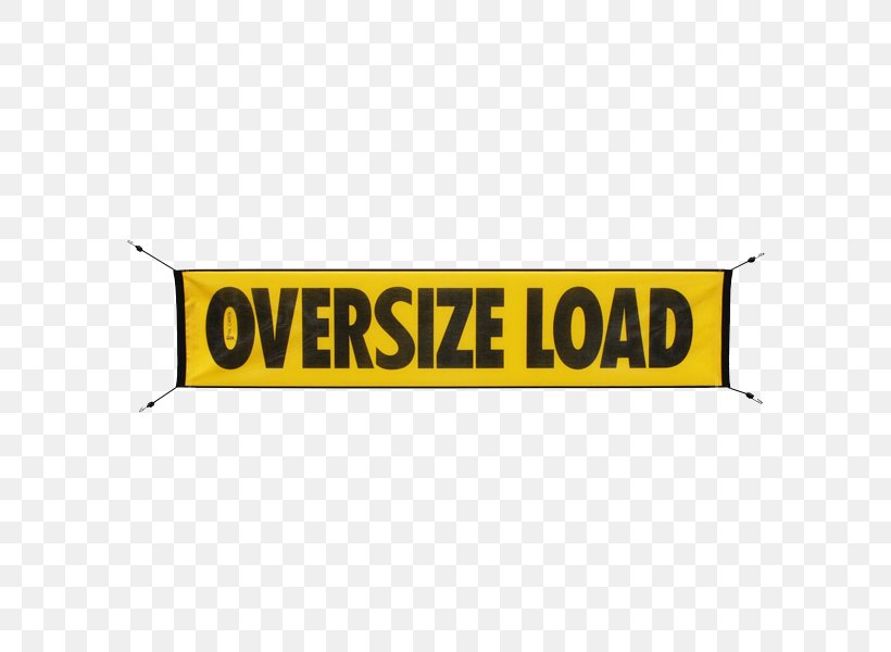 Oversize Load Banner Transport Plastic Cargo, PNG, 600x600px, Oversize Load, Advertising, Area, Banner, Brand Download Free