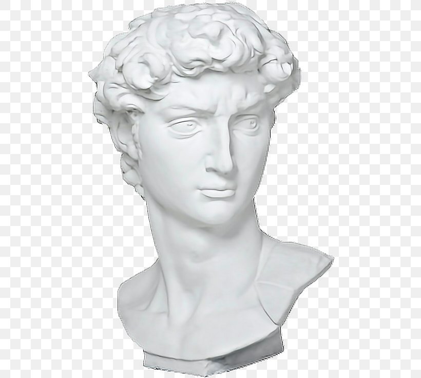 David Vaporwave Marble Sculpture Statue Seapunk, PNG, 484x736px, David