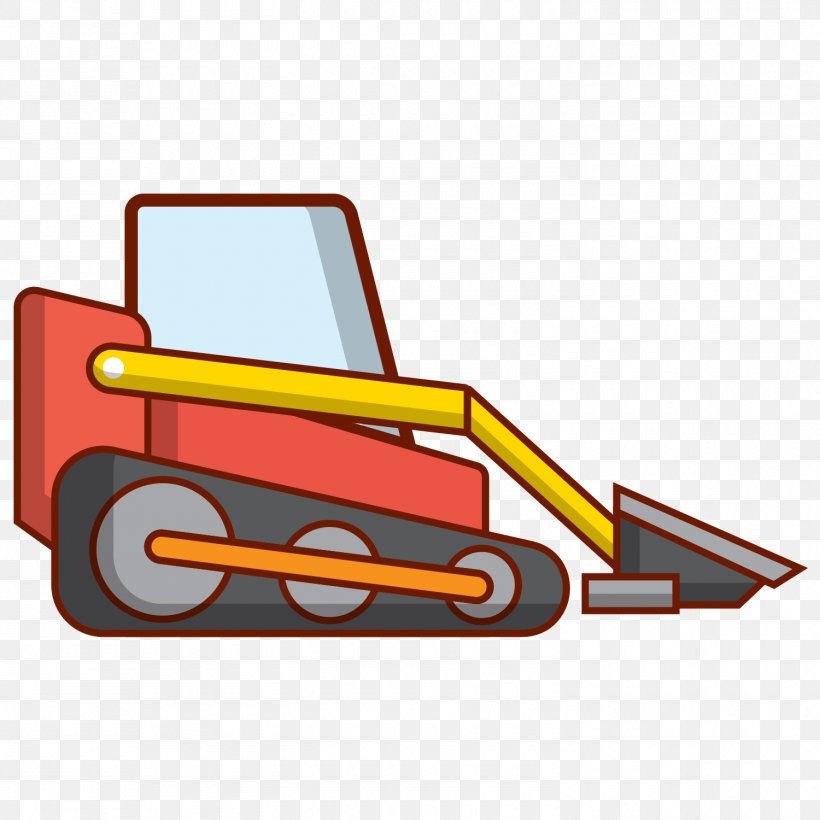 Excavator Cartoon, PNG, 1500x1500px, Excavator, Bulldozer, Cartoon, Heavy Equipment, Industrial Design Download Free