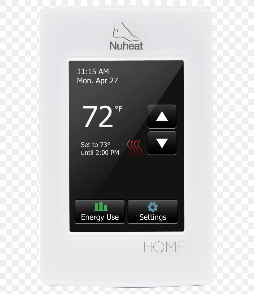 Programmable Thermostat Nuheat HOME Underfloor Heating, PNG, 3234x3744px, Programmable Thermostat, Central Heating, Control System, Electronics, Electronics Accessory Download Free