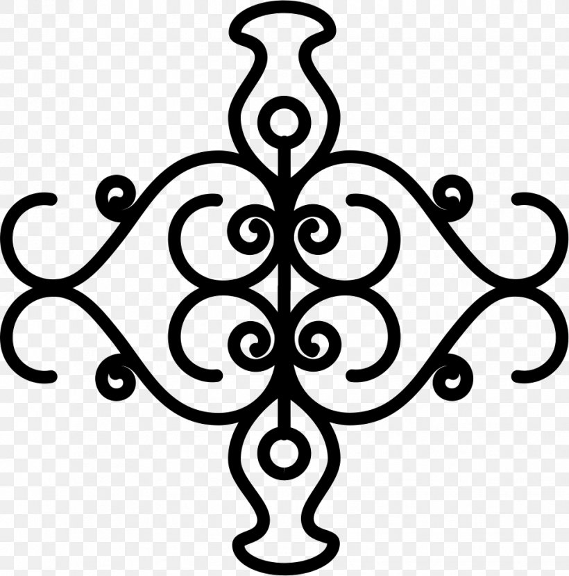 Symmetry Shape Ornament, PNG, 981x992px, Symmetry, Art, Black And White, Body Jewelry, Curve Download Free
